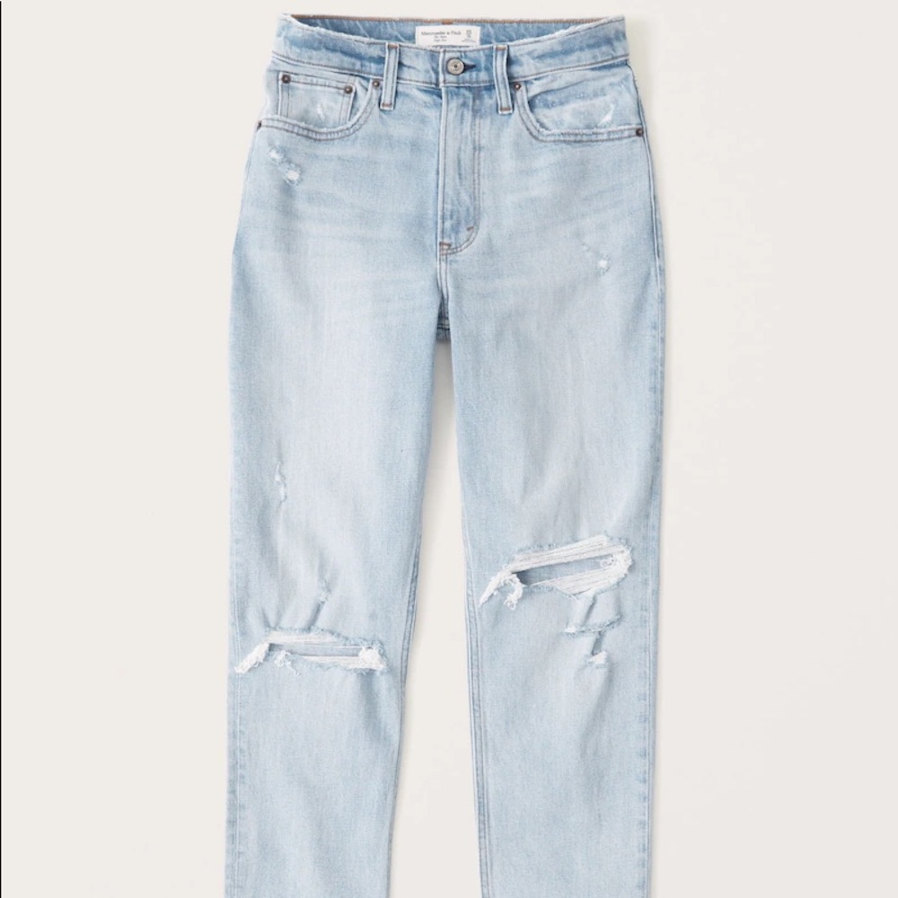 Abercrombie A&F Curve Love Mom Jeans